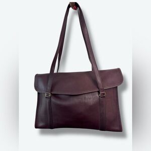 1970s Coach “Classic Leather” Satchel Tote (Made USA)